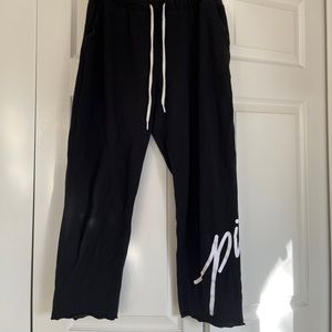 Victoria’s Secret pink crop sweatpants
